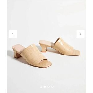 Loeffler Randall Holli Heeled Slide Sandals 7